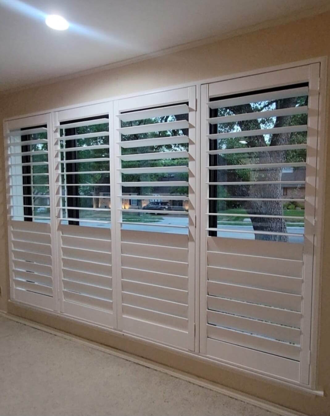 Modern Zebra Shades | Dallas TX